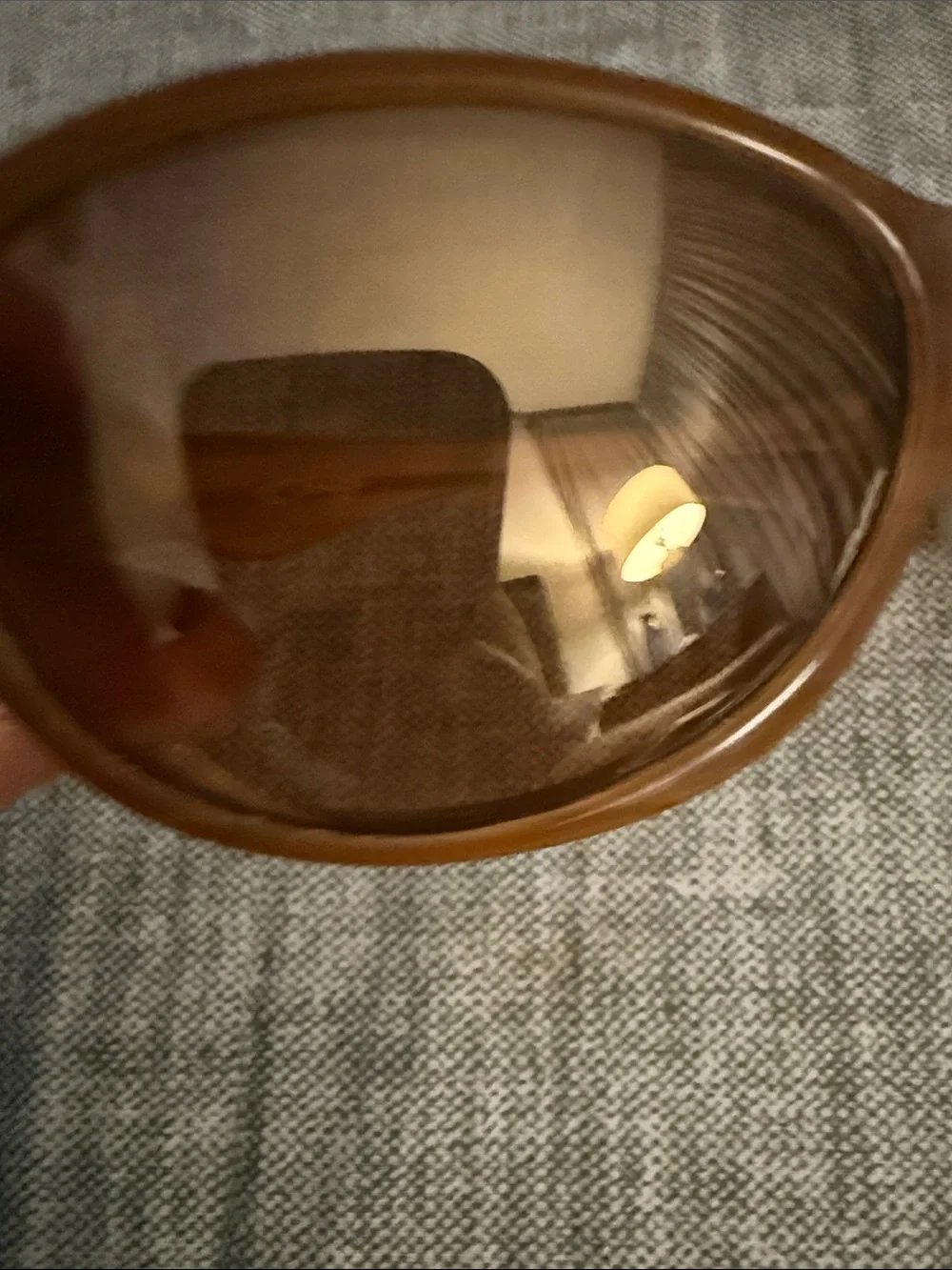 Oakley Belong 05-915 Brown Oval Iridium Wrap Sunglasses 64-14 125